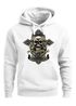 Hoodie Herren Kreuz mit Totenkopf Cross Skulls Kapuzen-Pullover Neverless®preview