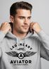 Hoodie Herren Legendary NYC Aviator Air Force Luftwaffe Flügel Kapuzen-Pullover Männer Neverless®preview