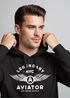 Hoodie Herren Legendary NYC Aviator Air Force Luftwaffe Flügel Kapuzen-Pullover Männer Neverless®preview
