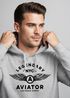Hoodie Herren Legendary NYC Aviator Air Force Luftwaffe Flügel Kapuzen-Pullover Männer Neverless®preview