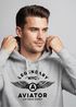 Hoodie Herren Legendary NYC Aviator Air Force Luftwaffe Flügel Kapuzen-Pullover Männer Neverless®preview