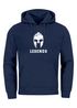 Hoodie Herren Legends Sparta Spartaner Helm Neverless Neverless®preview