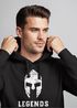 Hoodie Herren Legends Sparta Spartaner Helm Neverless Neverless®preview