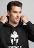 Hoodie Herren Legends Sparta Spartaner Helm Neverless Neverless®preview