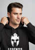 Hoodie Herren Legends Sparta Spartaner Helm Neverless Neverless®preview