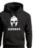 Hoodie Herren Legends Sparta Spartaner Helm Neverless Neverless®preview