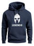 Hoodie Herren Legends Sparta Spartaner Helm Neverless Neverless®preview