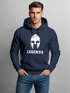 Hoodie Herren Legends Sparta Spartaner Helm Neverless Neverless®preview