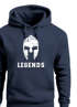 Hoodie Herren Legends Sparta Spartaner Helm Neverless Neverless®preview