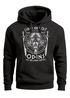 Hoodie Herren Lieber ein Wolf Odins als ein Lamm Gottes nordische Mythologie Wikinger  Print Aufdruck Neverless®preview