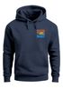 Hoodie Herren Logo Print Sommer Sonne Welle Strand Meer Beach Fashion Streetstyle Neverless®preview