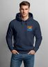 Hoodie Herren Logo Print Sommer Sonne Welle Strand Meer Beach Fashion Streetstyle Neverless®preview