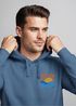 Hoodie Herren Logo Print Sommer Sonne Welle Strand Meer Beach Fashion Streetstyle Neverless®preview
