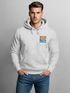 Hoodie Herren Logo Print Sommer Sonne Welle Strand Meer Beach Fashion Streetstyle Neverless®preview