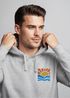 Hoodie Herren Logo Print Sommer Sonne Welle Strand Meer Beach Fashion Streetstyle Neverless®preview