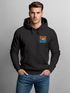 Hoodie Herren Logo Print Sommer Sonne Welle Strand Meer Beach Fashion Streetstyle Neverless®preview