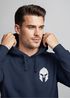 Hoodie Herren Logo Print Sparta-Helm Spartaner Gladiator Krieger Warrior Fashion StreetstyleNeverless®preview