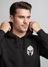 Hoodie Herren Logo Print Sparta-Helm Spartaner Gladiator Krieger Warrior Fashion StreetstyleNeverless®preview