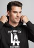 Hoodie Herren Los Angeles California LA Palme Neverless®preview