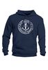 Hoodie Herren maritimes Anker Motiv Anchor Print Vintage Stil Kapuzen-Pullover Männer Neverless®preview