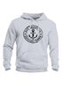 Hoodie Herren maritimes Anker Motiv Anchor Print Vintage Stil Kapuzen-Pullover Männer Neverless®preview