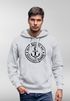 Hoodie Herren maritimes Anker Motiv Anchor Print Vintage Stil Kapuzen-Pullover Männer Neverless®preview