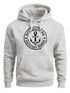 Hoodie Herren maritimes Anker Motiv Anchor Print Vintage Stil Kapuzen-Pullover Männer Neverless®preview