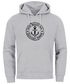 Hoodie Herren maritimes Anker Motiv Anchor Print Vintage Stil Kapuzen-Pullover Männer Neverless®preview