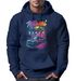 Hoodie Herren Miami Beach USA Oldtimer Car Palmen Print Fashion Streetstyle Neverless®preview