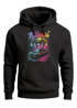 Hoodie Herren Miami Beach USA Oldtimer Car Palmen Print Fashion Streetstyle Neverless®preview