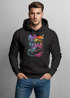 Hoodie Herren Miami Beach USA Oldtimer Car Palmen Print Fashion Streetstyle Neverless®preview