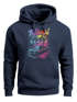 Hoodie Herren Miami Beach USA Oldtimer Car Palmen Print Fashion Streetstyle Neverless®preview