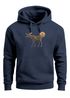 Hoodie Herren mit Aufdruck Polygon Elch Outdoor Motive Wandern Natur Wald Fashion Streetstyle Neverless®preview