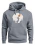 Hoodie Herren mit Frontprint Katze Silhouette Natur Aufdruck Motiv Kapuzen-Pullover Männer Fashion Streetstyle Neverless®preview