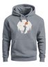 Hoodie Herren mit Frontprint Katze Silhouette Natur Aufdruck Motiv Kapuzen-Pullover Männer Fashion Streetstyle Neverless®preview