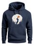 Hoodie Herren mit Frontprint Katze Silhouette Natur Aufdruck Motiv Kapuzen-Pullover Männer Fashion Streetstyle Neverless®preview