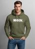 Hoodie Herren Moin Dialekt Norden Hamburg Anker Print Kapuzen-Pullover Männer Fashion Streetstyle Neverless®preview