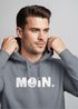 Hoodie Herren Moin Dialekt Norden Hamburg Anker Print Kapuzen-Pullover Männer Fashion Streetstyle Neverless®preview