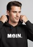 Hoodie Herren Moin Dialekt Norden Hamburg Anker Print Kapuzen-Pullover Männer Fashion Streetstyle Neverless®preview