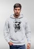 Hoodie Herren Moin Kapitän Totenkopf Anker Bart Hamburg Print Männer Fashion Streetstyle Neverless®preview