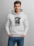 Hoodie Herren Moin Kapitän Totenkopf Anker Bart Hamburg Print Männer Fashion Streetstyle Neverless®preview