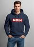 Hoodie Herren Moin norddeutsch Morgen Anker Kapuzen-Pullover Print Männer Fashion Streetstyle Neverless®preview