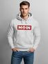 Hoodie Herren Moin norddeutsch Morgen Anker Kapuzen-Pullover Print Männer Fashion Streetstyle Neverless®preview