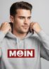 Hoodie Herren Moin norddeutsch Morgen Anker Kapuzen-Pullover Print Männer Fashion Streetstyle Neverless®preview