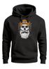 Hoodie Herren Moin Skull Windrose Kompass Totenkopf Frontprint Männer Fashion Streetstyle Neverless®preview