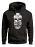 Hoodie Herren Moin Totenkopf Anker Skull Kapuzen-Pullover Männer Neverless®preview