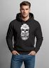 Hoodie Herren Moin Totenkopf Anker Skull Kapuzen-Pullover Männer Neverless®preview