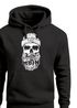 Hoodie Herren Moin Totenkopf Anker Skull Kapuzen-Pullover Männer Neverless®preview