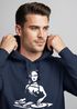 Hoodie Herren Mona Lisa Techno Festival DJ Electronic Music Rave Fashion Streetstyle Neverless®preview