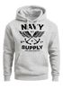 Hoodie Herren Motiv Maritim Nautical Design Schriftzug Navy Supply Anker mit Flügeln Kapuzen-Pullover Männer Neverless®preview